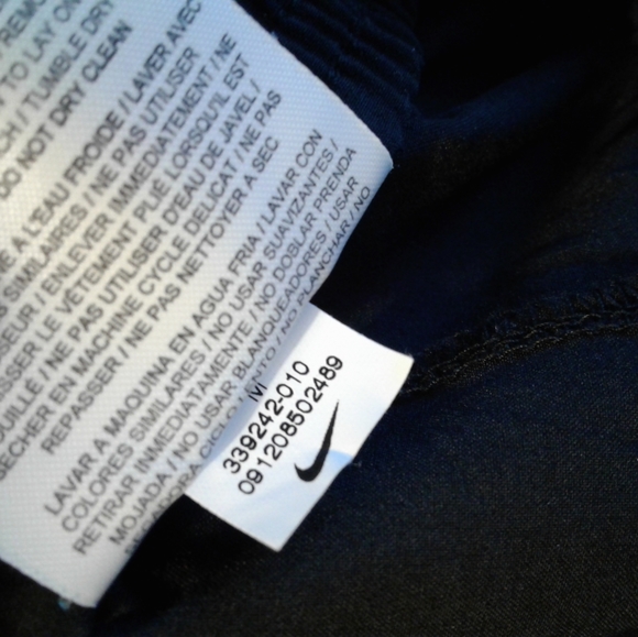 Nike Dri-Fit Distance Black Woven Running Pants Joggers womens sz M 339242-010 - Picture 2 of 7